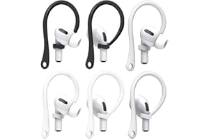 GWAWG 3 Paires écouteur Earhooks Silicone Crochet Ecouteur, pour Les écouteurs Airpod, Oreillettes Le Sport et La Course à Pied