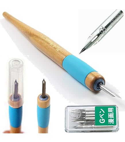 Nikko Manga Pen Nib G Pen – Super Polish Type, 5 Stück | Zeichenfedern Für Comic & Manga
