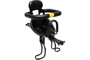 AUYART Siège enfant de sécurité pour enfant - Pédales - Support avant - Vélo de course - Siège de vélo pour bébé - 30 kg