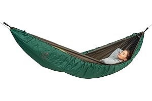 AMAZONAS - Underquilt XXL | Perfekter Wärmeschutz bis -5 °C für Hängematten. Uderquilt Ultraleicht, kompakt und atmungsaktiv für mittelgroße Hängematten | Maße 3,05m x 1,30m; Gewicht 0,99kg