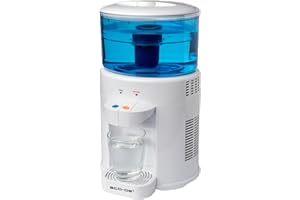 ECO-DE ECODE® Distributeur d'Eau Froide et Naturelle, Eau Fraîche, Tempérée, Carafe Filtrante Electrique, 2,8L, Réduit PFAS, Calcaire, Chlore, Métaux Filtre Multicouche, Eau Filtrée Avec Grand Goût et Pureté