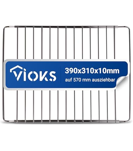 Electrolux AEG 387029001 3870290016 ORIGINAL Rust Grate Oven Grate Grate Grill Grill Baking Grate Baking Grate Baking Grate Baking Grate Baking Grate 425x360mm Stainless Steel Oven Also for Husqvarna