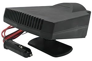 ‎BACEYONG Baceyong Auto Heizlüfter, 200W Auto Heizung 12V Zigarettenanzünder, 2-In-1 Anti-Beschlag Windschutzscheibe Demister Fenster Defroster Lüfter Enteiser, Mini-Heizung mit Luftreinigungsfunktion