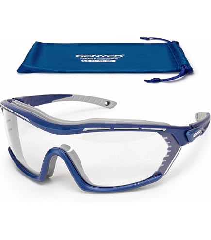 Produktbild von Infield Schutzbrille Klar/getönt – Sicherheitsbrille Mit Anti-Beschlag Und Hochklappbarem Gestell – EN 170