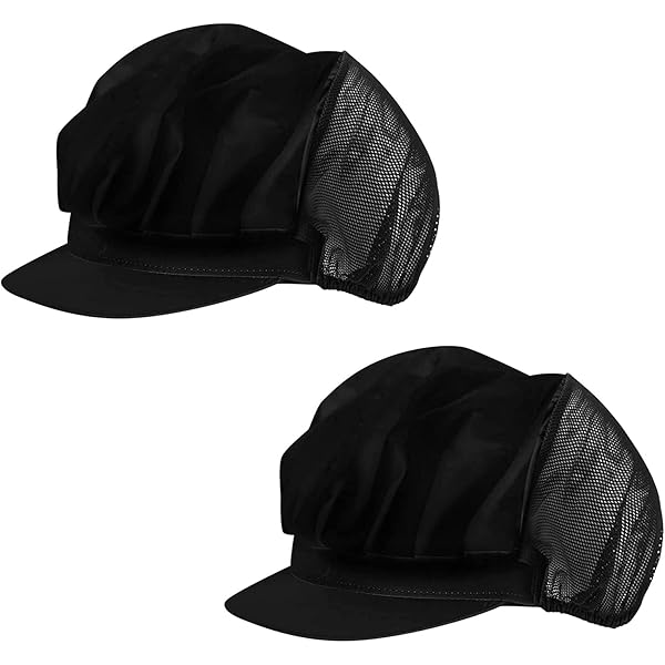 White Adjustable Chef Net Hat Cook Caps Kitchen Work Hats Canteen Restaurant Food Service Bakery Baking Women Breathable Cap - 200000532 - View #4