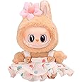Doll Clothes For Labubu Accessories, Stylish Kawaii Outfit Set, 6 Pieces Suitable For 15cm 17cm Doll, Dress to Impress Dolls , Clothing Set Replacement (NO Doll)