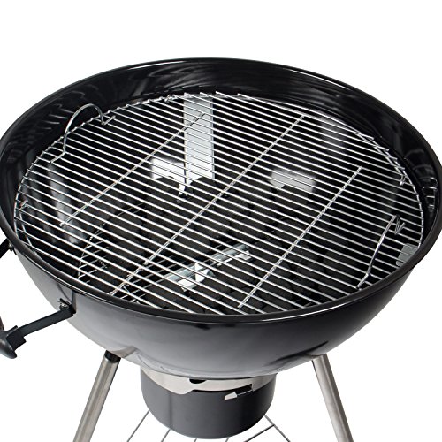 Rustler RS-0876 Holzkohle Kugelgrill, 58 cm, schwarz, 57 x 57 x 106 cm - 4