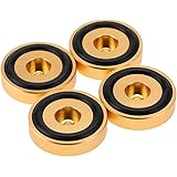 Diyeeni Lautsprecher Stehen füße, 4 stücke 40 * 10mm eloxieren sandstrahlen aluminiumlegierung verstärker füße für Lautsprech