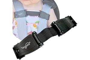 VegMai® Houdini Stop Auto-Sicherheitsgurtschnalle, schützt das Baby bei Spaziergängen. Dieses universelle Zubehör für das Geschirr von Kindersitzen, Hochstühlen und Kinderwagen, verhindert, dass das