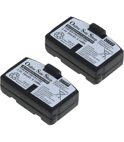 Batteria 1 2,4V 60mA per Cuffie Sennheiser BA151 NiMH Batteria 1 2,4V 60mA per Cuffie Sennheiser BA151 NiMH