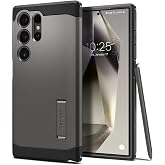 Spigen Galaxy S24 Ultra ile Uyumlu Kılıf Tough Armor Stand &ouml;zellikli &Ccedil;ift Katmanlı Zırh Koruma F&uuml;me Kapak - ACS07301 (Spigen 