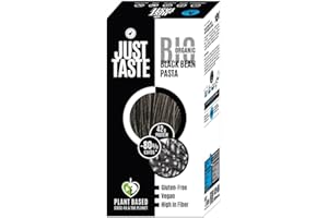‎JUST TASTE BE DIFFERENT JUST TASTE - Bio Black Bean Spaghetti/Capellini - 41g Protein - Black Bean Nudeln ideal für Sportler - Low Carb - High Protein, 250g (6er Pack)