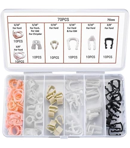 Assortiment De Clips Auto BGS 9051 - Plus De 300 Pièces Pour Renault, Peugeot, Citroën, Audi, Mercedes, Volvo... - 6