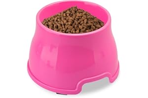 TOWEAR Gamelle pour Chien à Longues Oreilles - Gamelle surélevée pour Nourriture et Eau - Grande gamelle antidérapante - Gamelle surélevée pour Chiens de Petite, Moyenne et Grande Taille (M, Rose)