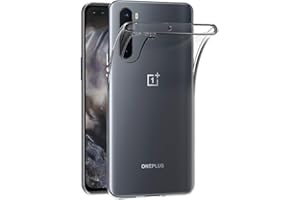 AICEK Etui kompatybilne z OnePlus Nord, przezroczyste silikonowe etui do OnePlus Nord, przezroczyste etui (6,4 cala)