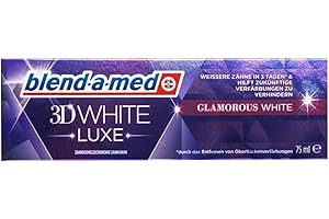 5x blend-a-med 3DWhite Luxe Glamorous WHITE Zahnpasta 75 ml