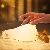 SAMALICAR LED duck night light, 3 light modes, cute silicone duck lamp, night light, baby room, 30 minutes time