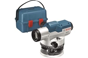 Bosch Professional Livella ottica GOL 32 G (ingrandimento 32x, unità di misura: 400 Gon, raggio d'azione: fino a 120 m, in valigetta)