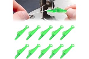 ISSIMOBER 10 Stück Nadeleinfädler, Einfädelhilfe für Nähnadeln, Nadeleinfädler für Nähmaschinen, Automatischer Einfädler, Kunststoff Nähnadeln Einfädler, Nähmaschinen Zubehör für DIY und Nähmaschinen