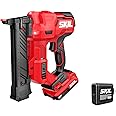 SKIL PWR CORE 20 Brushless 20V 18Ga 1/4" Narrow Crown Stapler Kit Including 2.0Ah USB-C Battery and 45W-SL1814B-10 PD Charger