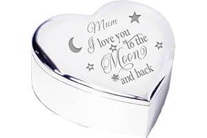 CHRIS BAG OF GOODIES Mum I Love You To The Moon And Back Trinket Box Presents Ideas for Birthday Mothers Day Gifts from son daughter
