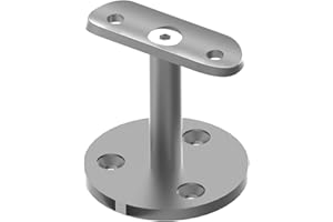 SELLON24 Soporte para pasamanos de acero inoxidable V2A para tubo de 42,4 mm de diámetro 0708.042