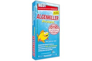 ALGENKILLER Protect® - Der Algenenferner für den Teich. Algen und Grünbelag abbau mit Synergieeffekt verbessert die Pumpen- und Filterleistung. Optimaler Oberflächenschutz mit Langzeitwirkung.