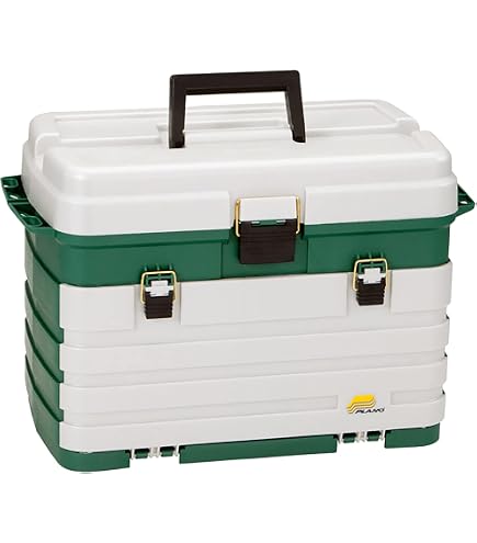 Boîte De Pêche Plano à 3 Tiroirs - Système D'Attache - Rangement Pour Matériel De Pêche
