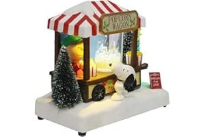 Kurt Adler Kurt S. Adler 17,8 cm Batteriebetriebene Peanuts LED Musiktisch Tischstück, Multi