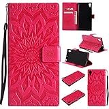 COWX Sony Xperia XA1 Ultra Hülle Kunstleder Tasche Flip im...