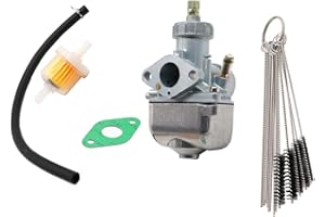 Dokili Vergaser 21mm 16N1-11 für Simson S50 S51 S70 DDR-Typ 1.Wahl, + Vergaser Carbon Reiniger Kit & Kraftstofffilter Dichtung