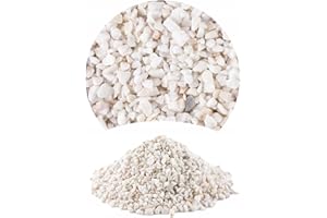 TD STONES Malawi Kies Weiß Dolomit 8kg 1-4mm – pH-stabilisierender Naturkies für Biotop-Aquarien, Fische & Garnelen – Dekorativer, schadstofffreier Bodengrund für Pflanzen, Aquascaping & Aquariendeko