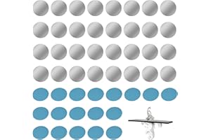 DONOONIS 50 Stück Metallplättchen Selbstklebend,Tonie Zubehör,Magnete Selbstklebend,Silber Metallplättchen Für Figuren, Metallplatte Metallplättchen Selbstklebend, Für Magnet Kfz Auto Handyhalterung