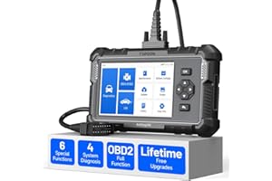TOPDON Outil de Diagnostic ArtiDiag500, OBD2 Scanner pour Moteur/Transmission/ABS/SRS, 6 Réinitialisation du Service (Huile/ETC/SAS/TPMS/BMS/Freins), OBDII Complète, Lecteur de Code, AutoVIN