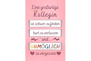 Eine großartige Kollegin: Seiten liniertes Notizbuch A5 | abschiedsgeschenk kollegen danke | Geschenk Frau , abschiedsgeschenk kollegen jobwechsel ... Chef , kollegen | abschiedsgeschenk kollegen