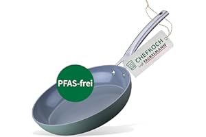 Chefkoch trifft Fackelmann Keramikpfanne Stuttgart Ø 28 cm – Hochwertige Antihaftbeschichtung, 100% recyceltes Aluminium, backofengeeignet bis 200°