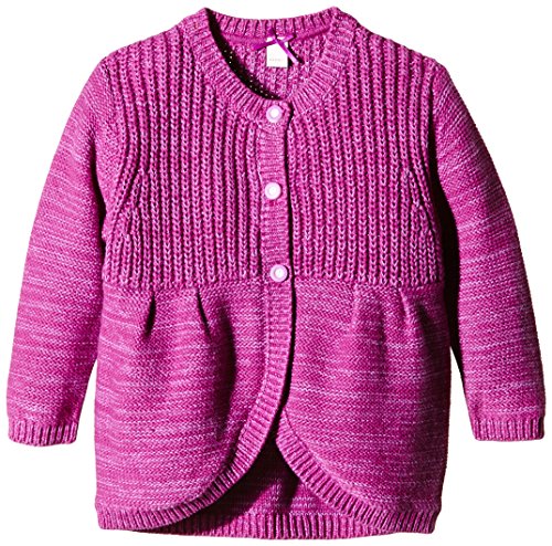 ESPRIT Baby-Girls 095EEAI003 Junky SW Cardigan, Purple (Violet), 3-6 Months (Manufacturer Size:68)