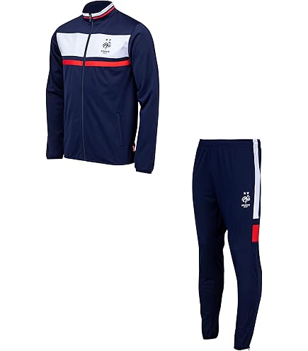 Gilet De Foot Rétro équipe De France - Taille S (bleu)