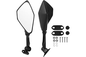 HEROFFIX 1Pair Motorcycle Rear View Mirrors for Kawasaki Ninja 300 EX300 2013-2018, for Kawasaki ZX6R ZX636 2013-2018, for Kawasaki Ninja EX250 250 2011-2018 Ninja 400 EX400 2018-2024
