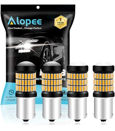 Ampoules LED BAU15S PY21W Pour Clignotants Voiture - Orange Anti-erreur CANBUS - 2800LM - Pack De 2 - 3