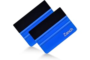 Zanch Vinyl Wrap Tools Vinyl Squeegee Felt Squeegee Window Tint Kit for Window Tint Film, Car Vinyl Wrap, Self Adhesive Wallpaper, Window Film(Blue)
