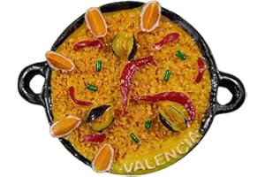 MOIILVCLA Valencia Hiszpania specjalistyczna kuchnia magnes na lodówkę 3D pamiątka podróż dekoracja lodówka naklejka magnetyczna kolekcja rękodzieła