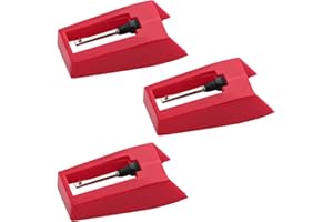 KTXABY 3 Turntable Replacement Needles - Durable and Ceramic - Suitable for Phonograph and Vinyl Record Player