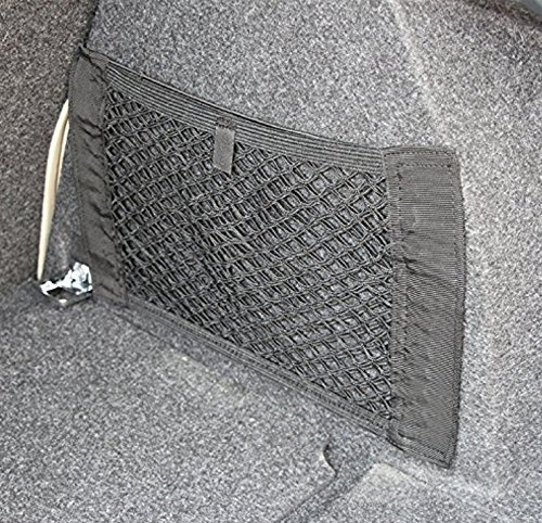 9 MOON para Maletero de Red para Equipaje Pegatina oganizer Magic Mesh Bolsa de Equipaje, Bolsillos, 2 Capas  Bolsa con Cinta Adhesiva, 2 Unidades