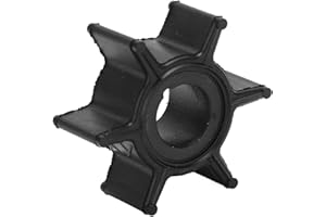 EVGATSAUTO Turbine de Pompe à Eau, 6 Lames Néoprène Caoutchouc Bateau Moteur Hors-bord Marin Turbine de Pompe à Eau 47‑16154‑3 369‑65021‑1 18‑3098 Remplacement pour Tohatsu