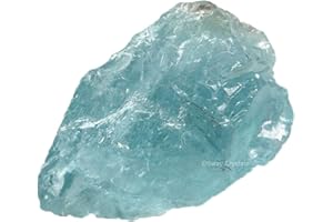 ‎ERLIWAY Aquamarin-Rohkristalle, große 3,2–5,1 cm große Heilkristalle, natürliche Rohsteine, Kristall zum Taumeln, Cabbing, Brunnensteine, Dekoration, Polieren, Drahtwickeln, Wicca und Reiki