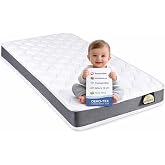 Mattrex Cot Mattress 60 x 120 x 12 cm EcoFoam HR Adapt Foam Reversible Summer and Winter &ndash; Cot Mattress 120 x 60 cm Breathabl