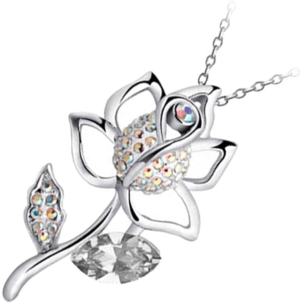 Laimons Collier Avec Pendentif Pour Femme Fer à Cheval AMK100 Zircone
