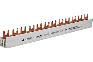 Busch-Jaeger Hage KDN263A - Carril fásico (2 Pines, plástico, n.a, 21 x 1 cm)