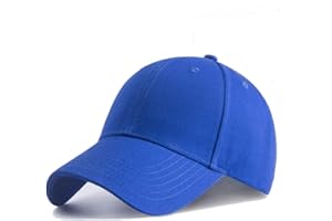 HGDGears Plain Baseball Cap Snapback for Men - Classic 6 Panel Adjustable Sport Casual Sun Visor Hat